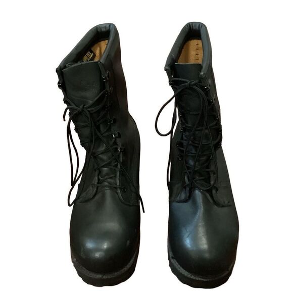 Belleville Black Military Leather Boots  Steel Toe Boot 2300574 8.5W Gore-Tex - Picture 1 of 13